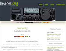 Tablet Screenshot of hevener.org